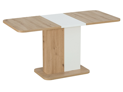 Jedálenské stoly Rozkladací jedálenský stôl NEXT Signal Dub artisan / bílá