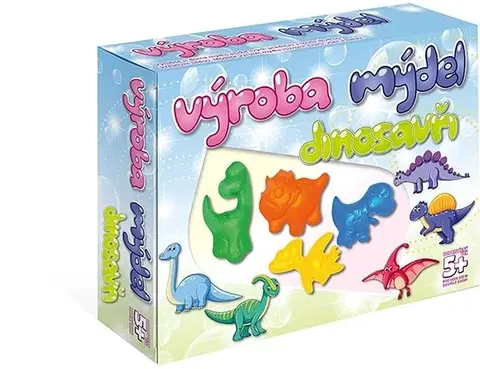 Kreatívne a výtvarné hračky DETIART - Výroba mydla - Dinosaury