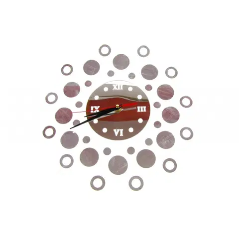 Hodiny Nalepovacie nástenné hodiny Circles 7A7, 30cm