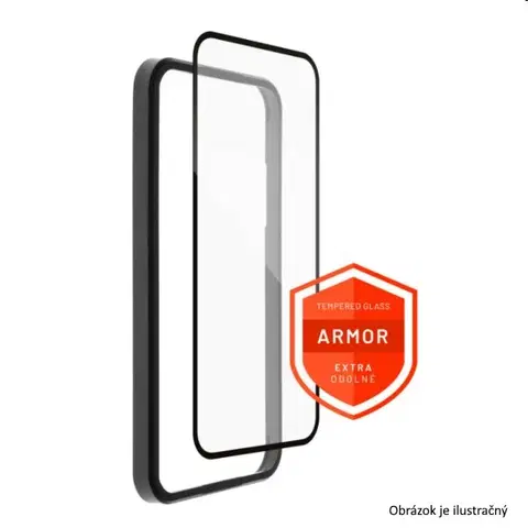 Tvrdené sklá pre mobilné telefóny FIXED Armor prémiové ochranné tvrdené sklo pre Apple iPhone 14, 13, 13 Pro, čierna FIXGA-928-BK