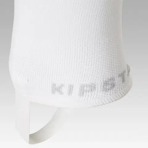 ponožky Detské štulpne bez chodidiel biele