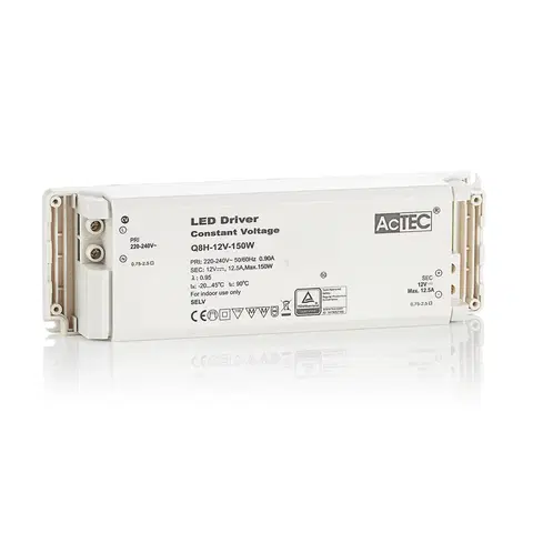 Napájacie zdroje s konštantným napätím AcTEC AcTEC Q8H LED budič CV 12 V, 150W
