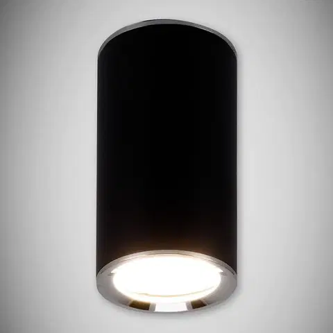 Moderné lampy do obývačky Nástenná lampa Megan Dwl GU10 čierna 03658 K1
