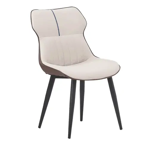 Stoličky Jedálenská stolička, béžová/hnedá, OSTELA