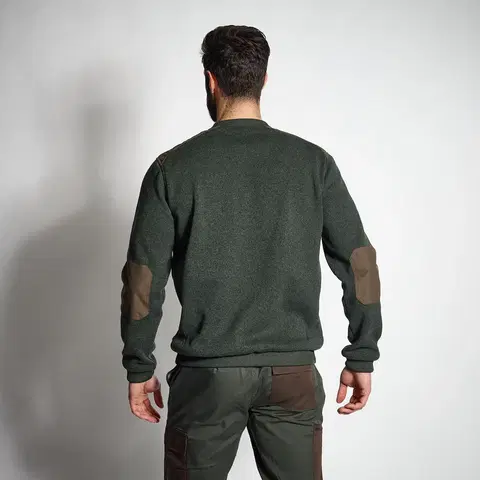 mikiny Poľovnícky sveter 500 zelený