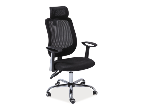 Kancelárske stoličky Signal Kancelárska stolička Q-118 čierna