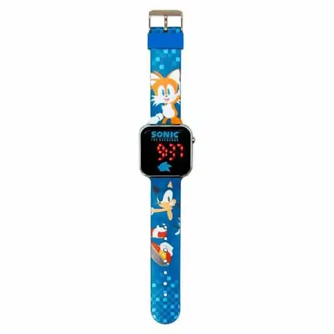 Inteligentné hodinky Kids Licensing detské LED hodinky Sonic The Hedgehog v.1