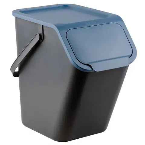 Koše na triedenie odpadkov Modrý odpadkový kôš, 25l