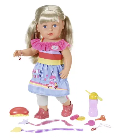 Hračky bábiky ZAPF CREATION - Staršia sestrička Baby born, blondýnka, 43 cm