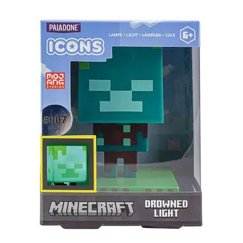 Stolné lampy Lampa Drowned Zombie Icon Light BDP (Minecraft)