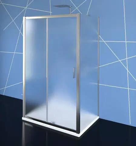 Sprchovacie kúty POLYSAN - EASY LINE sprchový kout tri steny 1100x900, L/P varianta, sklo Brick EL1138EL3338EL3338