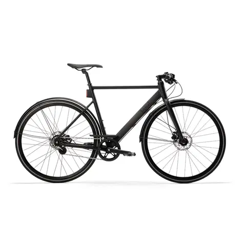 cyklistick Rýchly mestský bicykel Elops Speed 920 čierny