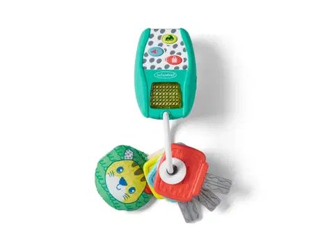 Hudobné hračky INFANTINO - Kľúče k autu so zvukmi a svetielkom