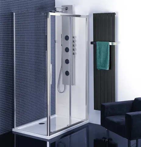 Sprchové dvere POLYSAN - Lucis Line obdĺžniková sprchová zástena 1300x800 L/P varianta DL1315DL3315
