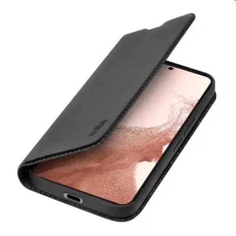 Puzdrá na mobilné telefóny Knižkové puzdro SBS Book Wallet Lite pre Samsung Galaxy S23 Plus, čierna TEBKLITESAS23PK