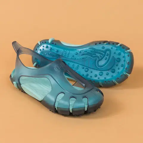 obuv Detská obuv do vody sivo-modrá
