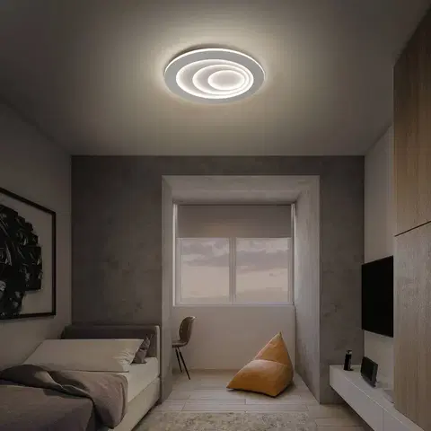 Stropné svietidlá LEDVANCE LEDVANCE Orbis Spiral Oval LED svetlo 72 x 58 cm