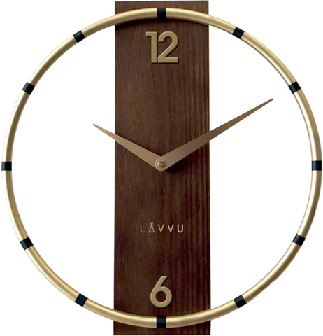 Hodiny Nástenné hodiny LAVVU COMPASS Wood LCT1090, 31cm