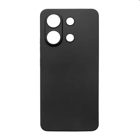 Puzdrá na mobilné telefóny Silikónový kryt MobilNET pre Xiaomi Redmi Note 13 4G, čierny PGU-5665-XIA-N134G