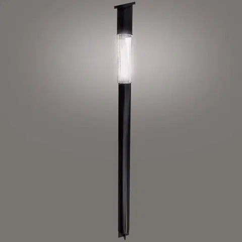 Solárne dekoračné lampy Solarni luster Tuba Inox LED 5X72 ZK7014A-PL