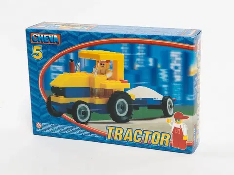 Hračky stavebnice CHEMOPLAST - Cheva 5 Traktor