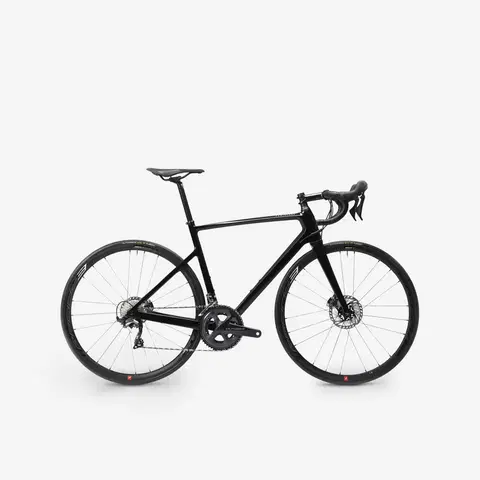 bicykle Cestný bicykel EDR CF Ultegra kotúčové brzdy čierny