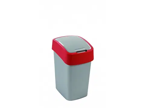 Odpadkové koše CURVER - Kôš na odpad 25L šedo-červený