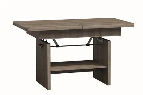Jedálenské stoly JANÍK univerzálny rozkladací stôl, dub truflový