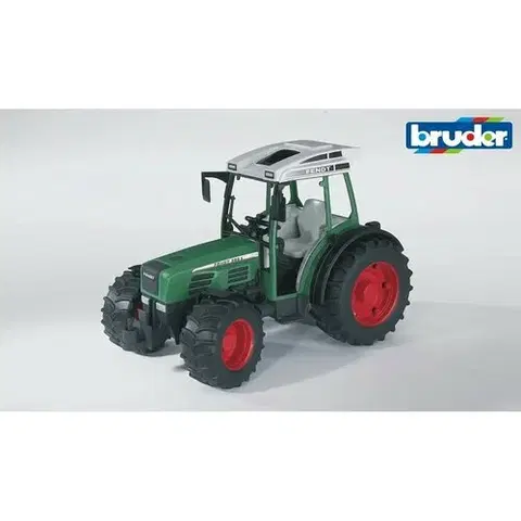Drevené vláčiky Bruder Farm traktor Fendt 209 S, 23,6 x 13 x 15 cm