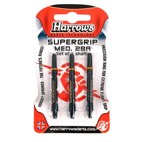 Násadky na šípky Násadka Harrows Supergrip 3ks biela