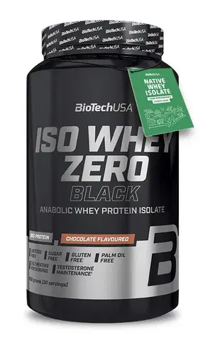 Srvátkový izolát (WPI) Iso Whey Zero Black - Biotech USA 908 g Strawberry