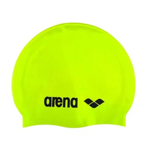 Plavecké čiapky Plavecká čapica Arena Classic Silicone fluo zelená