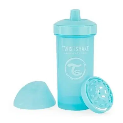 Boxy na desiatu Twistshake Netečúca fľaša s náustkom 360 ml 12 m+, modrá