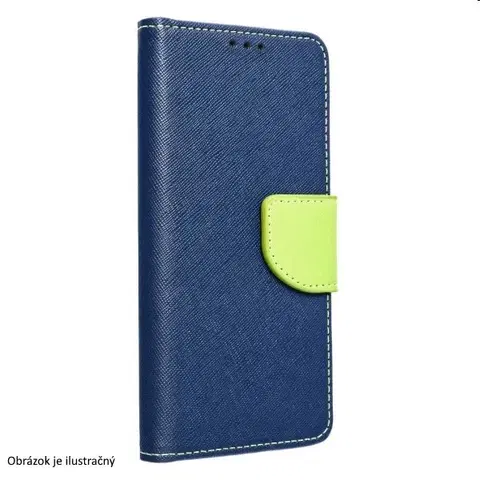 Puzdrá na mobilné telefóny Knižkové puzdro FANCY Book pre Xiaomi Redmi Note 11 Pro+ 5G, modrázelená TEL155956