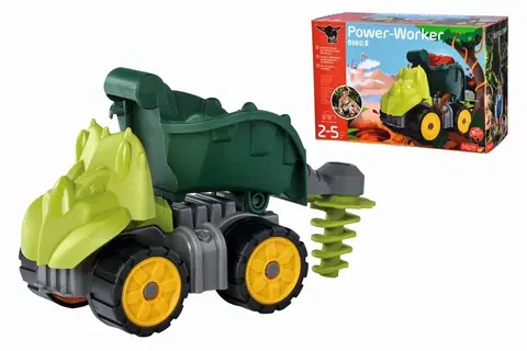 Hračky - dopravné stroje a traktory BIG - BIG Power Worker Mini Dino Triceratops