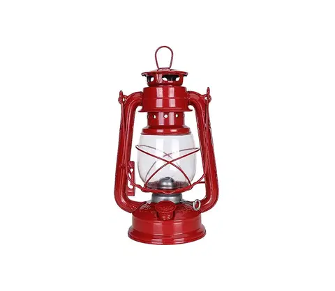 Záhradné lampy Brilagi Brilagi - Petrolejová lampa LANTERN 24,5 cm červená 