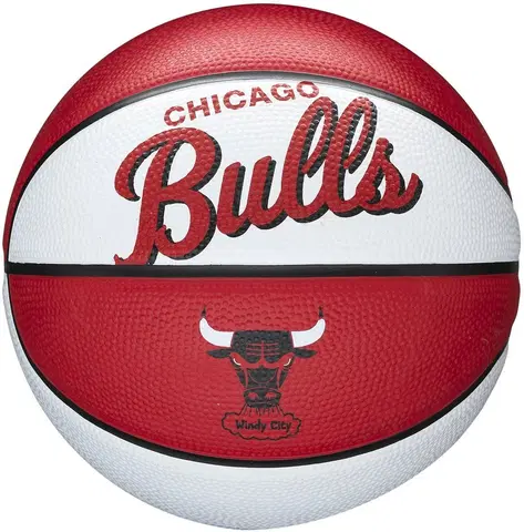 Basketbalové lopty Wilson NBA Team Retro Mini Chicago Bulls size: 3