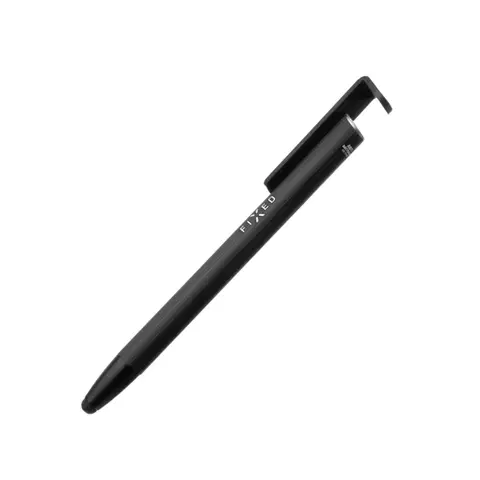 Stylusy FIXED dotykové pero 3 v 1 so stylusom a stojanom, čierne FIXPEN-BK