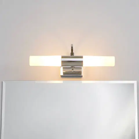 Nástenné svietidlá Lindby Kúpeľňové zrkadlové svetlo Devran