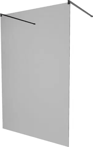 Sprchové dvere MEXEN/S - KIOTO samostatne stojaca sprchová zástena 110 x 200, grafit, čierna 800-110-002-70-40
