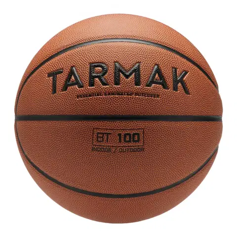 basketbal Basketbalová lopta BT100 veľkosť 7 pre chlapcov od 13 rokov oranžová