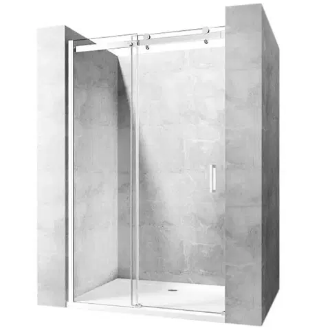 Sprchovacie dvere; priečky Sprchové dvere chróm Nixon-2 130x190 ľavé chróm Rea K5004