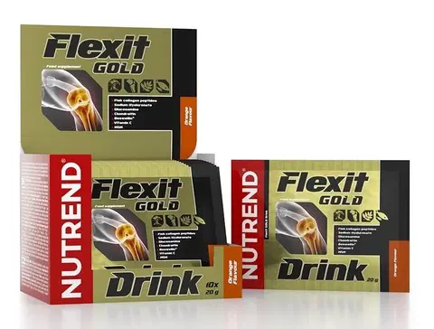 Komplexná výživa kĺbov Flexit Gold Drink - Nutrend 10 x 20 g Blackcurrant