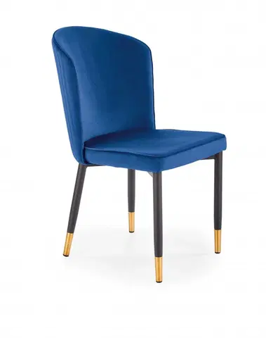 Jedálenské stoličky a kreslá Jedálenské kreslo K446 Halmar Modrá