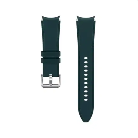 Príslušenstvo k wearables Náhradný športový remienok s ryhovaním pre Samsung Galaxy Watch4 (veľkosť S/M), zelená