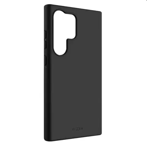 Puzdrá na mobilné telefóny Silikónový zadný kryt FIXED MagFlow s Magsafe pre Samsung Galaxy S24 Ultra, čierna FIXFLM2-1258-BK