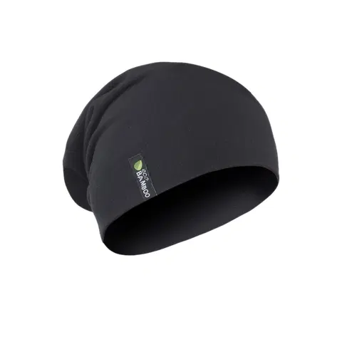 Zimné čiapky Športová čapica EcoBamboo čierna - L/XL
