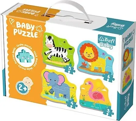 Hračky puzzle TREFL - Puzzle baby classic zvieratká safari
