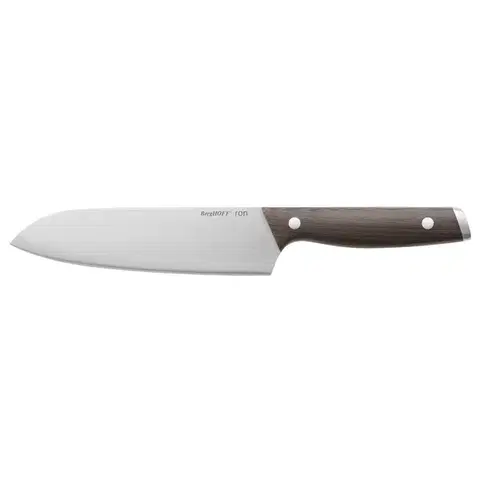 Výpredaj - Nože Nôž Ron santoku 17,5cm (tmavé drevo)