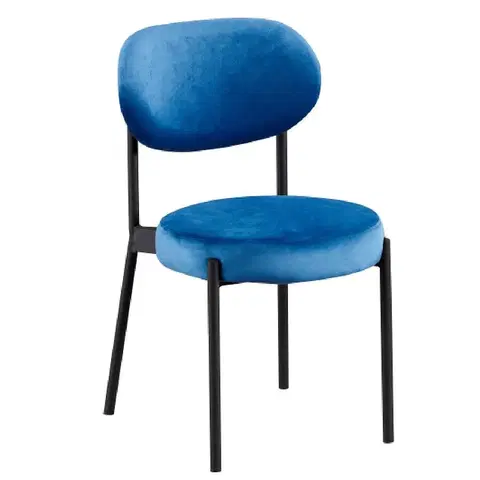 Čalúnené stoličky Stolička Pag Dark Blue
